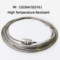 SS304/316L Edelstahl MI Mineralisch Isoliertes Heizkabel 3mm 4mm 5mm Anpassbare Länge Korrosionsbeständig Maßgefertigt