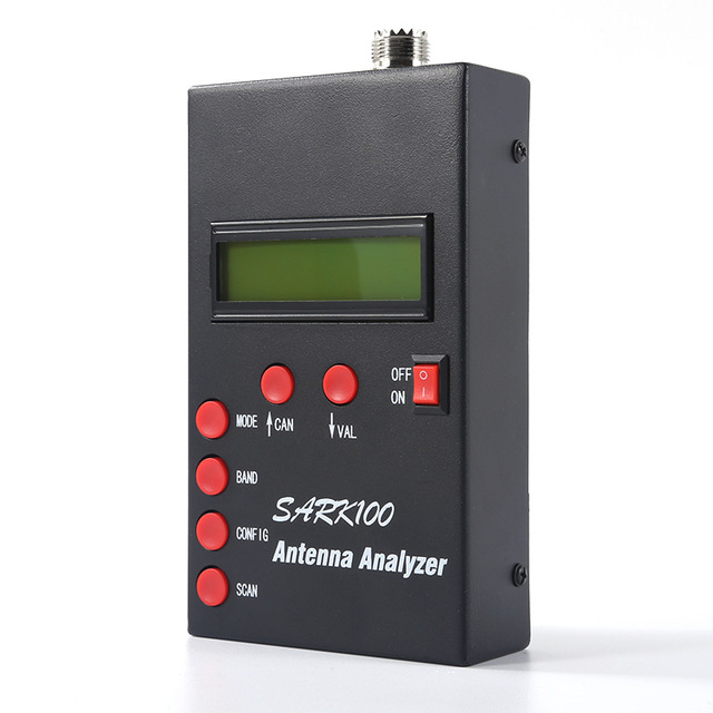 SARK100 Shortwave Station Antenna Analyzer 1-60MHz Radio Station Power Meter RF Amplifiers