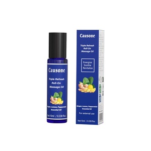 Rodillo de Masaje de Cúrcuma, Limón y Menta, Aceite Refrescante, Alivia Picaduras de Mosquitos, Calma la Picazón, Caja de Regalo - Product Image 3