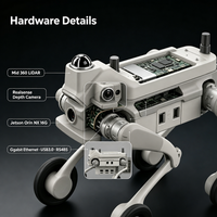 Robot industriel sur roues GangBeng L1-W IP54 43.2V 3500W Autonomie 9km pour la recherche en automatisation et l'inspection de sécurité Entreprise ZY