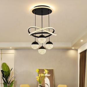 <span class=keywords><strong>Lampadari</strong></span> a Led a <span class=keywords><strong>sfera</strong></span> moderna per sala da pranzo da soggiorno regolabile in altezza telecomando con finitura oro Design lampada a sospensione - Product Image 2