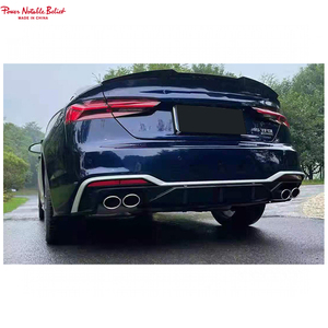 Difusor Trasero Estilo <span class=keywords><strong>A5</strong></span> S5 <span class=keywords><strong>ABT</strong></span> para Audi <span class=keywords><strong>A5</strong></span> S5 RS5, Parachoques Trasero con Difusor para Audi <span class=keywords><strong>A5</strong></span> S5, Difusor 2020 2021 2022 - Product Image 2