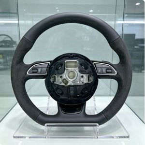 Volante Deportivo en Oferta para <span class=keywords><strong>Audi</strong></span> RS3 RS7 Q7 C6 C8 S6 B8 B8.5 B9 S3 S4 B8 A1 A3 A4 A5 A6 A7 A8 Q3 Q5 Q7, Volante de Gamuza - Product Image 6
