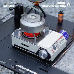 Réchaud à gaz portable Bubik infrarouge coupe-vent avec dispositif d'allumage, couleur blanche, pour le camping en plein air - Product Image 3