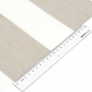 Prix usine professionnel grande usine stores de protection de la vie privée sans perceuse stores électriques zébrés par mesures - Product Image 5