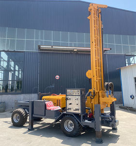 Plate-forme de forage de puits d'eau pas cher de 300m | Maquina Perforadora de Pozos de Agua | Foreuse de forage diesel hydraulique - Product Image 2