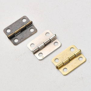 Furniture Hinge 18x15mm Antique Bronze Iron Surface Mount Chinese Style Standard H-Type Antirust - Product Image 2