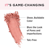 Échantillon gratuit personnalisé meilleure vente cosmétiques végétaliens fard à joues mat très chatoyant pour poudre de visage minérale de marque privée