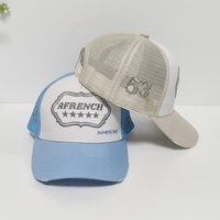 Gorras de camionero, sombreros personalizados al por mayor, Hip Hop, logotipo personalizado en blanco, sombrero de camionero deportivo de 5 paneles, bordado, estampado de algodón