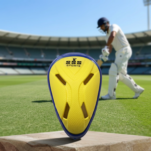 Protector de Pierna de Plástico Amarillo para Cricket, para Adultos, con Cierre de Hebilla Ambidiestro, Grosor de 16-20 mm, para Entrenamiento y Partido - Product Image 2