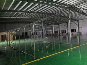 Abri de voiture portable en acier imperméable de luxe à bas prix, auvent de voiture avec toit en arche pour utilisation en entrepôt, abri de voiture double - Product Image 6