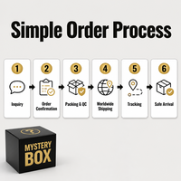 Kotak Misteri Hadiah Natal Elektronik 3C Kejutan Beruntung Blind Box Smart Watch TWS Earbuds Speaker 5pcs Gadget Acak Grosir