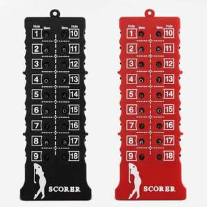 Compteur de score de golf personnalisé en gros avec logo, dispositif de notation de golf en plastique 18 trous, accessoire durable en ABS, compteur de coups de golf - Product Image 3