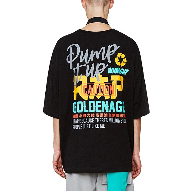 Graphic T-shirts for Men Back Screen Printing Design DTG printed Summer Cotton t Shirt Custom logo Make Your Own Brand