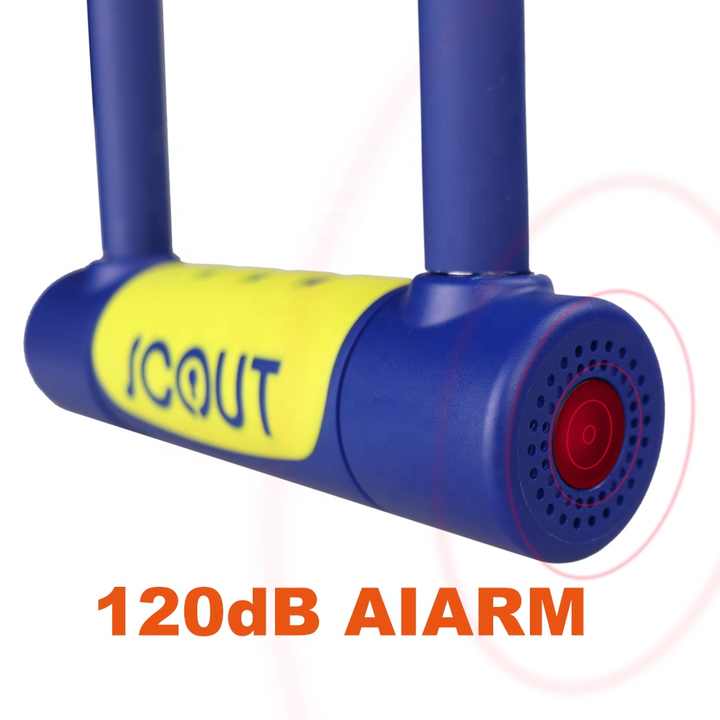 Good Quality Anti Theft Motorcycle Lock Long Battery Life Alarm Smart Bicycle Lock Alarm Lock for Bike