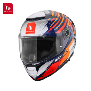 หมวกกันน็อค Cascos Para Moto MT Helmets Thunder4 แบบเต็มใบ  วัสดุ ABS  ลายกราฟิก  ระบบปลดเร็ว  ชิลด์ใส  ได้รับมาตรฐาน ECE - Product Image 3