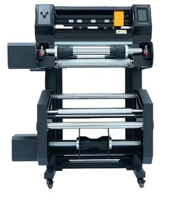 Machine d'étiquetage numérique rotative automatique pour rouleaux de papier, découpe et refendage de stickers - Product Image 1