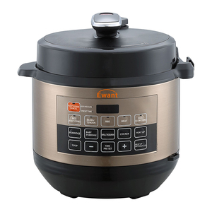 Nueva Olla a Presión Eléctrica Multifuncional de 6QT, Olla de Cocción Instantánea de Acero Inoxidable, Arrocera a Presión KC04005 - Product Image 6