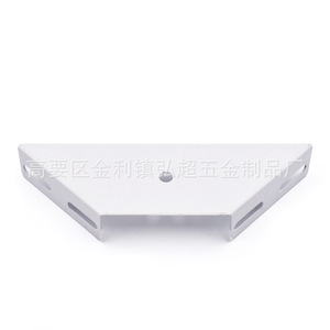 Support d'angle de lit HC-042 en fer blanc plaqué, support de meuble durable 92x97x35x230, style moderne et simple - Product Image 1