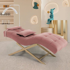 Individuelle Farbe Luxus Spa Wimpern-Welle Memory-Schaum Spa Geschwungene Auflage S-Förmige Verstellbare Massageliege Bett Modernes Design für Hotels - Product Image 3