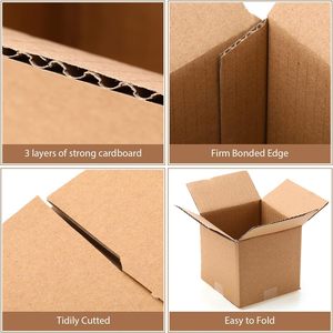 Custom <strong>Plain</strong> <strong>Cardboard</strong> <strong>Boxes</strong> Mailing Moving Shipping <strong>Boxes</strong> Recyclable Strong <strong>Cardboard</strong> Shipping <strong>Boxes</strong> - Product Image 6