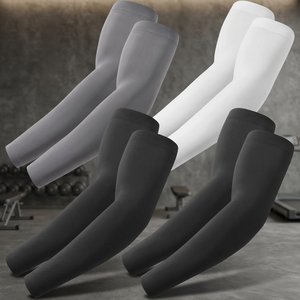 Mangas Protectoras Solares de Nailon Tipo Seda Helada al por Mayor, de Color Liso, Casuales, Unisex, para Todas las Estaciones, Finas, con Protección UV UPF50+ para Verano - Product Image 3