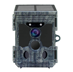 112MP 4K WiFi Wildlife Trail Camera pannello solare alimentato <span class=keywords><strong>APP</strong></span> controllata 5200mAh Li-batteria giardino di sicurezza caccia al sensore CMOS SD - Product Image 1