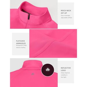 Pull à fermeture éclair 1/4 personnalisé pour homme, manches longues, en polyester, pour la course et la randonnée - Product Image 5