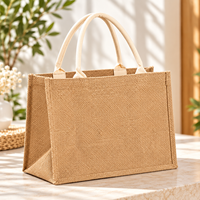 Sacs fourre-tout en jute écologiques, recyclables et réutilisables, sacs de courses en toile de jute naturelle, pochettes en toile de jute, sacs personnalisables avec logo