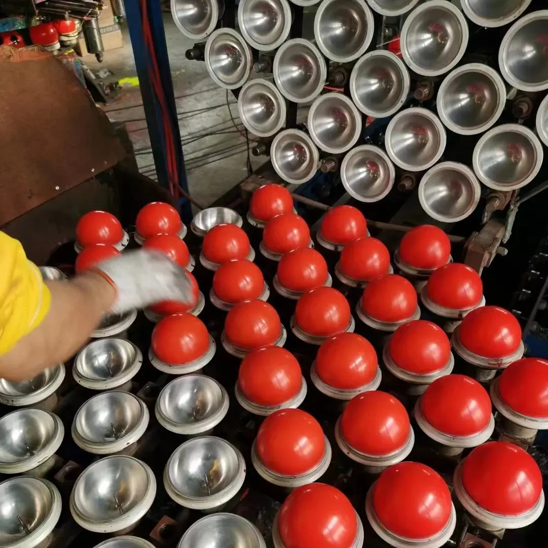 Çocuklar gökkuşağı spor oyuncak Ball-9inch şişme futbol oyun alanı topları yapma makinesi