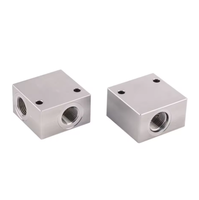 Usinage CNC sur mesure : blocs en laiton, blocs de vannes hydrauliques et collecteurs en acier inoxydable 316L, certifiés DNV ATEX pour pompes agricoles et chimiques