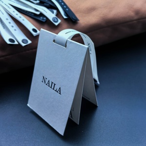 Tùy chỉnh chống giả mạo hangtags nhãn giấy cao cấp với khóa chống trộm cho các cửa hàng quần áo cá nhân - Product Image 3