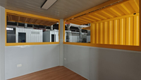 Chine 10ft 20ft Mini Pop up Shop Container Coffee Shop/bar/fast Food Shop/dépanneur/kiosque/étals