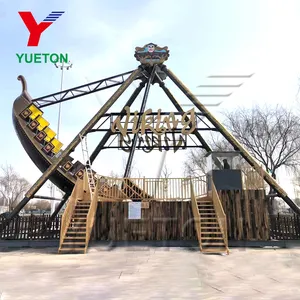 24 40 Seats Large Fairground Swing Outdoor Thrill Boat Viking Ship Oudoot Equipment Amusement Park Rides Pirate Ship For Sale