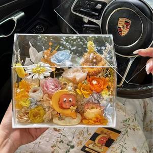 Ornements en acrylique de fleurs éternelles transfrontalières, <span class=keywords><strong>rose</strong></span> étoile de jardin, fleurs séchées, cadeaux de mariage, d'anniversaire, de pleine lune, de remise de diplôme - Product Image 6