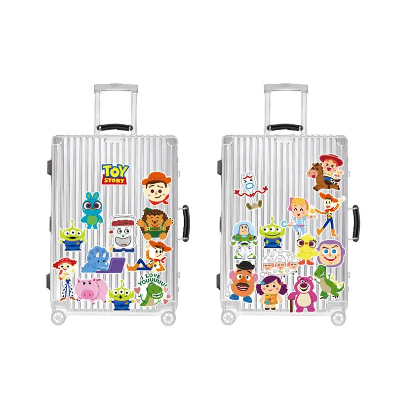 Cartoon Toy Story Cartoon Stickers Luggage Compartment Refrigerator Piano Guitar Car 25pcs/bag Decoration Graffiti Stickers