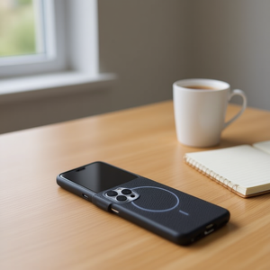 เคสแม่เหล็กน้ำหนักเบาสำหรับ Samsung A06 5G พร้อมฝาหลังลายลิ้นจี่ - Product Image 2