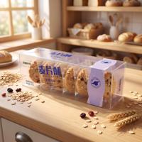 Boîte pliable à plat personnalisée avec logo imprimé, en PET transparent de qualité alimentaire, pour emballage de desserts, cadeaux ou jouets