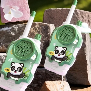 Ensemble de talkies-walkies amusants pour parents et enfants, interactifs, en forme d'animaux de dessin animé, étanches, avec une portée de 3 à 5 km et des piles alcalines AA - Product Image 2