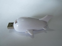 Clé USB 3D avion personnalisée en PVC 8 Go, clé USB en forme d'avion au design unique