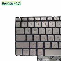 Clavier d'ordinateur portable pour ASUS ZenBook 15 UX533 UX533F UX533FD 0KN1-622HE16 0KNB0-563CHE00 HE Claviers rétroéclairés de remplacement