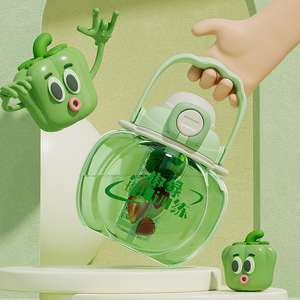 Venta al por mayor de botellas de agua de plástico para niños botellas de agua de plástico de forma bonita para adolescentes niños botellas para beber con correa - Product Image 3