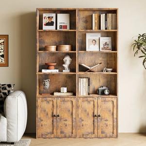 ตู้เก็บของอุตสาหกรรมแบบเปิด 4 ชั้น พร้อมบานประตู ชั้นวางปรับระดับได้ - Product Image 6