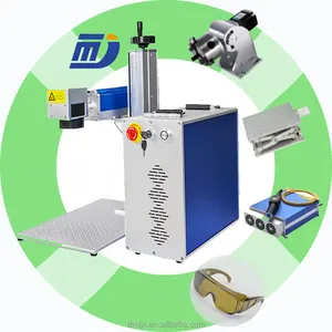 Petite machine portable de marquage laser à fibre optique pour bijoux Matériaux métalliques or et argent SS CS Aluminium Métal Plastique Pulsé