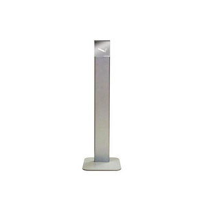 ALUBOX personalizzabile colonna d'argento posacenere in ceramica moderno e senza fumo sigaro posacenere con Logo personalizzato per alberghi - Product Image 1