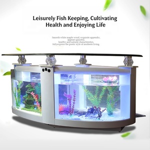 โต๊ะกาแฟเชิงนิเวศถังปลาแก้วรูปไข่ขนาดใหญ่ขนาดกลาง1.2เมตรถังปลาทองสุดสร้างสรรค์สำหรับห้องนั่งเล่น - Product Image 6