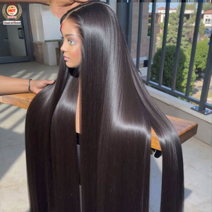 Envío Directo: Peluca Frontal HD Completa Sin Pegamento, <span class=keywords><strong>Cabello</strong></span> <span class=keywords><strong>Humano</strong></span> Pre-Arrancado, Lista para Usar, Peluca Frontal HD 13x6 - Product Image 4
