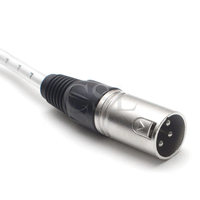 Câble serpent de scène Audio 20/8 XLR, 2 pièces, avec rouleau de traction et roues