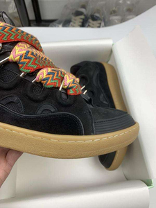 Zapatos Deportivos de Cuero de Lujo, Zapatillas de Alta Calidad con Suelas Gruesas y Cordones Anchos, Modernas y a la Moda para Verano y Otoño - Product Image 2