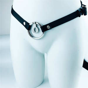 FRRK جديد قصير للذكور العفة برو جهاز قوي ومريح Bdsm قفص العفة للرجال المثيرة السيطرة على الجسم لعبة الجنس - Product Image 3